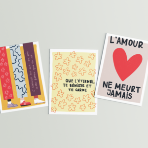 série de carte amitié